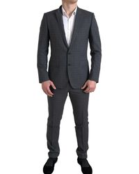 Dolce & Gabbana - Wool Formal 2 Piece Martini Suit - Lyst