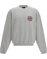 Represent - Gray Cotton Sweatshirt - Lyst