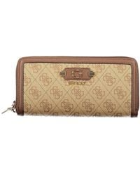 Guess - Beige Polyethylene Wallet - Lyst