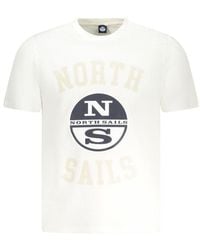 North Sails - White Cotton Men T - Lyst