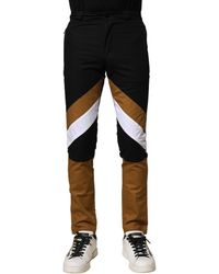 Dolce & Gabbana - Color Block Slim Pants - Lyst