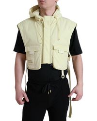 Dolce & Gabbana - Nylon Hooded Sportswear Vest Jacket - Lyst