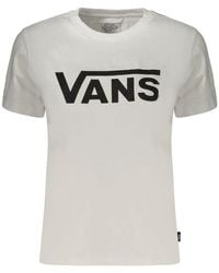 Vans - Bianco Cotton Woman T - Lyst