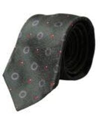 Dolce & Gabbana - Silk Necktie Circular Pattern - Lyst