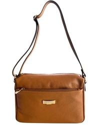Baldinini - Brown Leather Crossbody Bag - Lyst