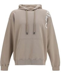 Off-White c/o Virgil Abloh - Beige Cotton Sweatshirt - L - Lyst