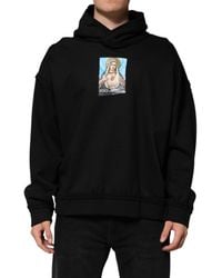 Dolce & Gabbana - Graphic Print Relaxed Hoodie - Lyst