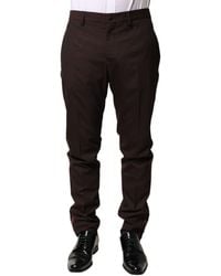 Dolce & Gabbana - Polyester Dress Trousers Pants 07+Pl+Wo - Lyst