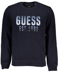 Guess - Sleek Crew Neck Slim Fit Sweatshirt - Lyst
