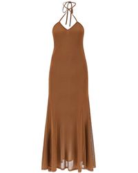 Tom Ford - Knitted Halterneck Maxi Dress - Lyst