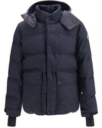 Moncler - Blue Wool Oves Aries Full - Lyst