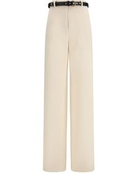 Max Mara - Beige Triacetate Dress Pants - Lyst