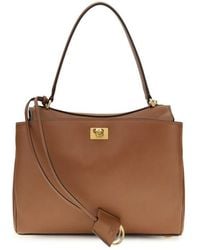 Balenciaga - Brown Calf Leather Bos Taurus Shoulder Bag - Lyst