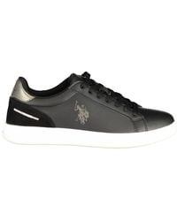 U.S. POLO ASSN. - Black Polyurethane 's Sneaker - Lyst