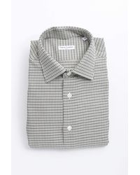 Robert Friedman - Beige Medium Slim Collar Cotton Shirt - Lyst