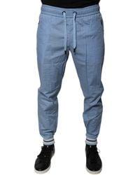 Dolce & Gabbana - Cotton JOGGING Pants With Embroidery - Lyst