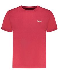 Pepe Jeans - Rosso Cotton Men T - Lyst