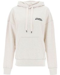 Isabel Marant - 'scott' Hoodie With Logo Embroidery - Lyst