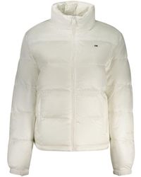Tommy Hilfiger - White Polyester Jackets & Coat - Lyst