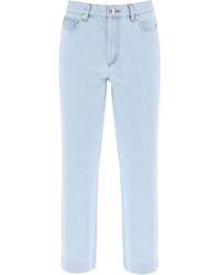 A.P.C. - New Sailor Straight Cut Cropped Jeans - Lyst