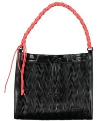 Desigual - Black Polyurethane Backpack - Lyst