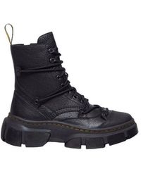 Dr. Martens - Black Leather Lace - Lyst