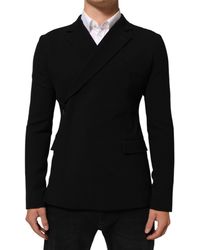 Dolce & Gabbana - Wool Double Breasted Jacket Blazer 02+Wv Clothing - Lyst