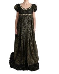 Dolce & Gabbana - Crystal Lace Shift Dress - Lyst