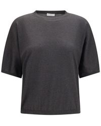 Brunello Cucinelli - Gray Cashmere Sweater - Lyst
