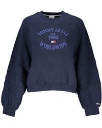 Tommy Hilfiger - Blue Cotton Sweatshirt - Lyst