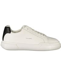 Calvin Klein - White Leather Men's Sneaker - Lyst