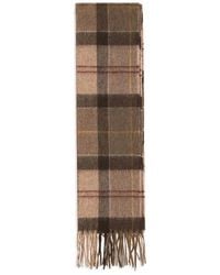 Barbour - Beige Wool Oves Aries Scarf - Lyst