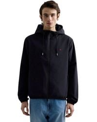 Replay - Black Polyester Shell Jacket - Lyst