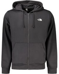 The North Face - Black Cotton Men's Sweatshirt - Lyst