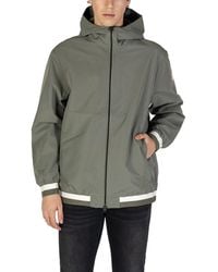 Replay - Green Polyester Jacket - Lyst