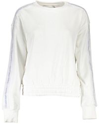 Calvin Klein - White Cotton Sweatshirt - Lyst