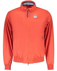 North Sails - Red Polyester Men's Jacket - Lyst