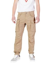 Replay - Beige Cotton Jeans & Pant - Lyst