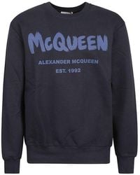 McQueen - Round-Neck Knitwear - Lyst