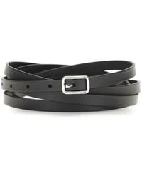 Givenchy - Black Calf Leather Bos Taurus Belt - Lyst