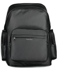 Calvin Klein - Black Polyester Backpack - Lyst