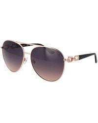 Guess - Metal Sunglasses - Lyst