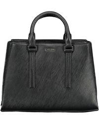 Calvin Klein - Black Polyester Handbag - Lyst