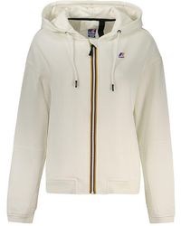 K-Way - White Polyester 's Sweatshirt - S - Lyst