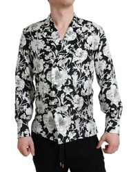 Dolce & Gabbana - Floral Button Down Casual Shirt - Lyst