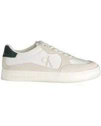 Calvin Klein - White Leather Men Sneaker - Lyst