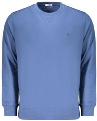 COVERI MOVING - Blue Cotton Men's Sweatshirt - Lyst