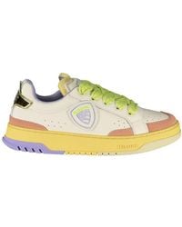 Blauer - White Polyurethane Sneaker - Lyst
