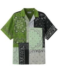KENZO - Patchwork Cotton Shirt - Lyst