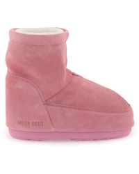 Moon Boot - Icon Low Suede Snow Boots - Lyst